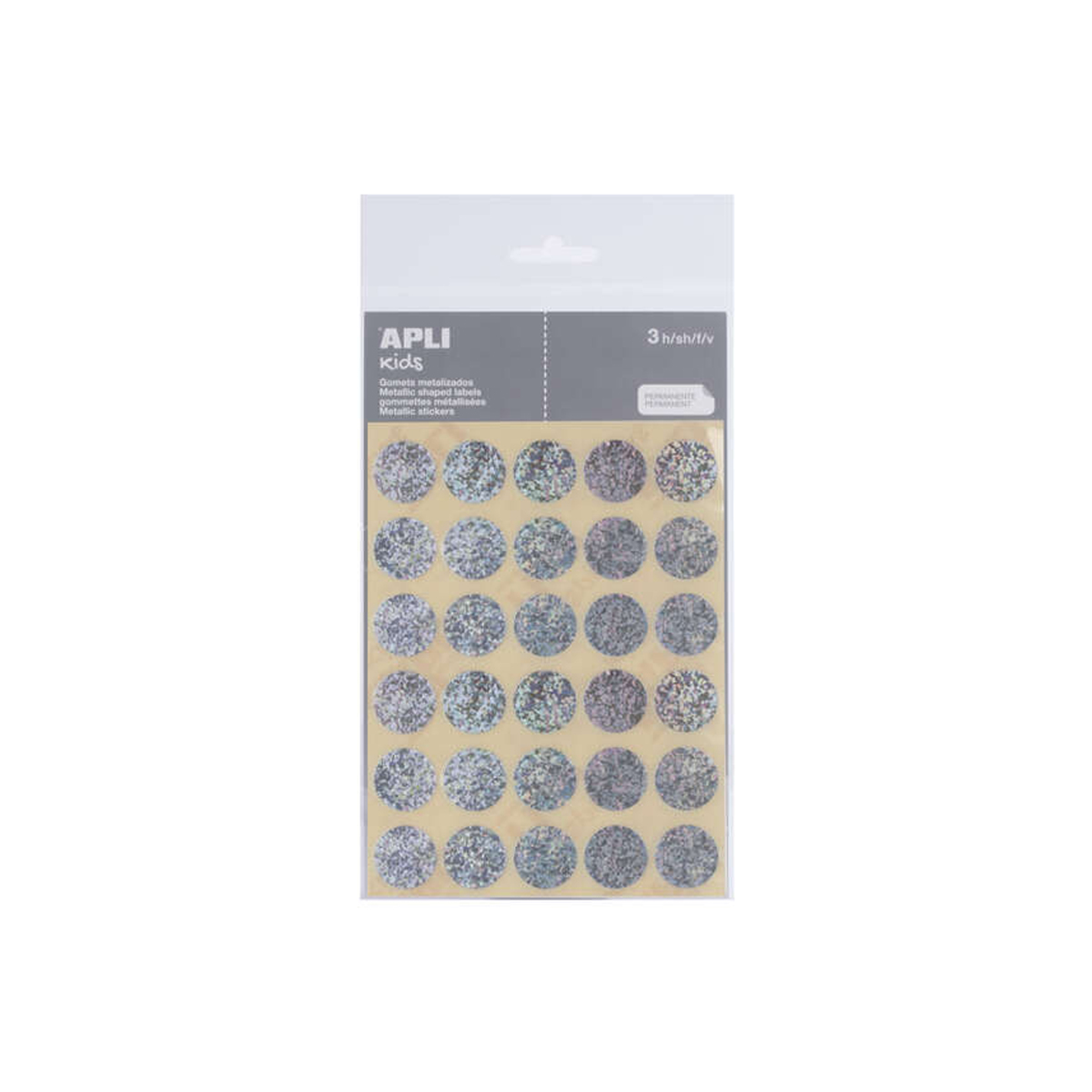APLI GOMETS 90U 20MM PLATA