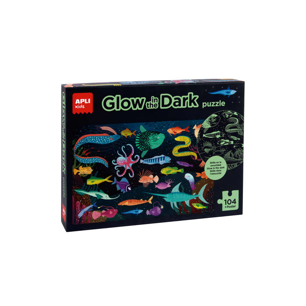 APLI PUZZLE OCEANO FLUOR 104P