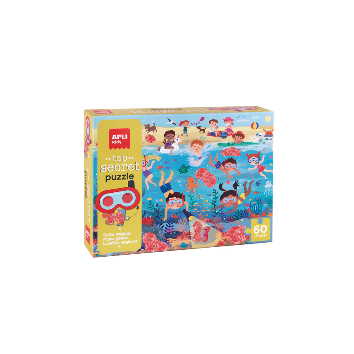 APLI PUZZLE SECRETO PLAYA 60P