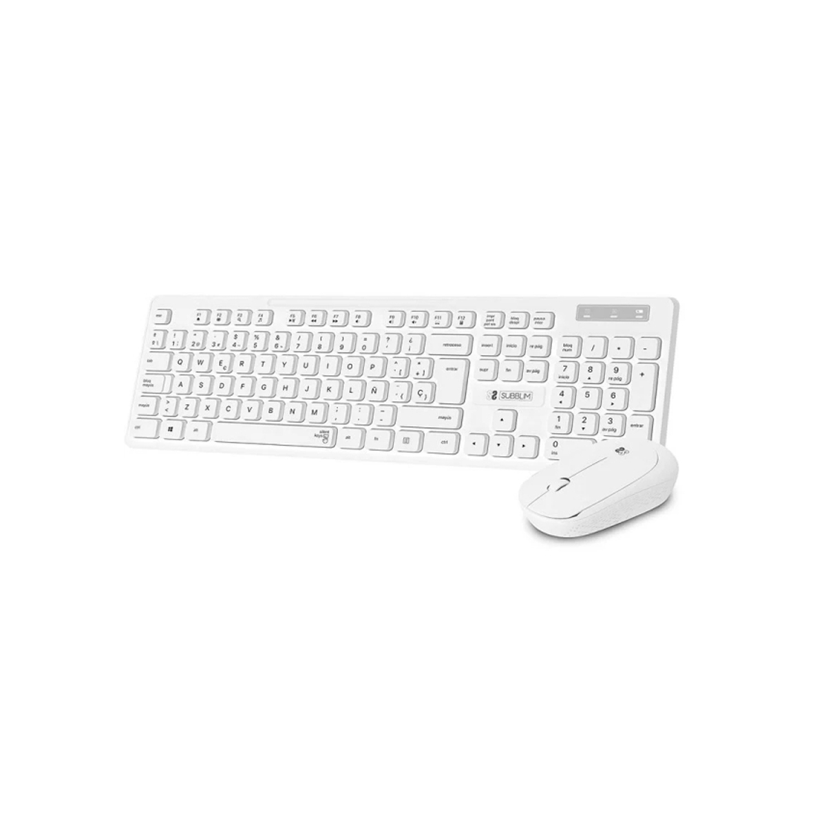 SUBBLIM TECLADO RATON INAL BLA