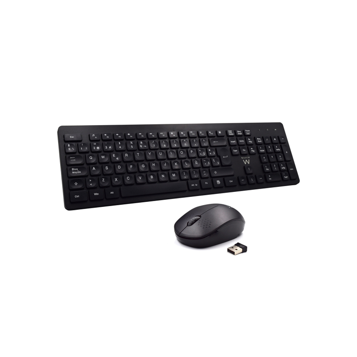 EWENT TECLADO RATON INAL NEGRO