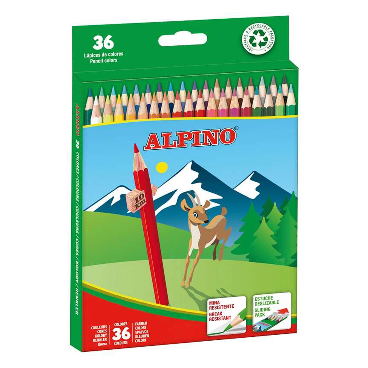 ALPINO LAPICES COLORES 36U