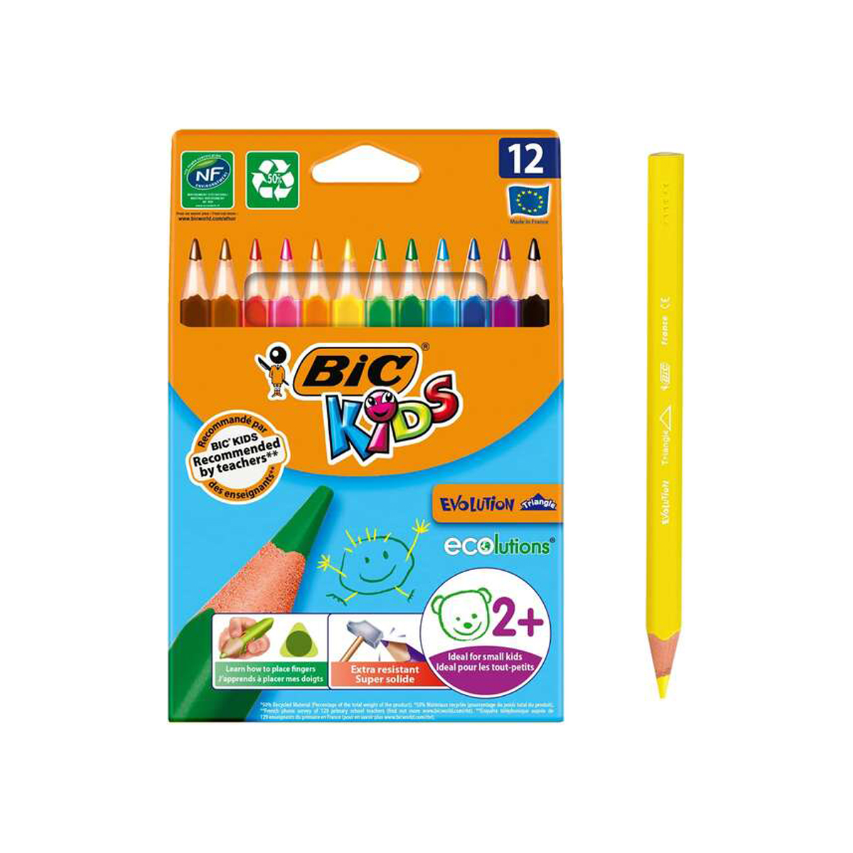 BIC KIDS LAPICES 12U TRIANGULA