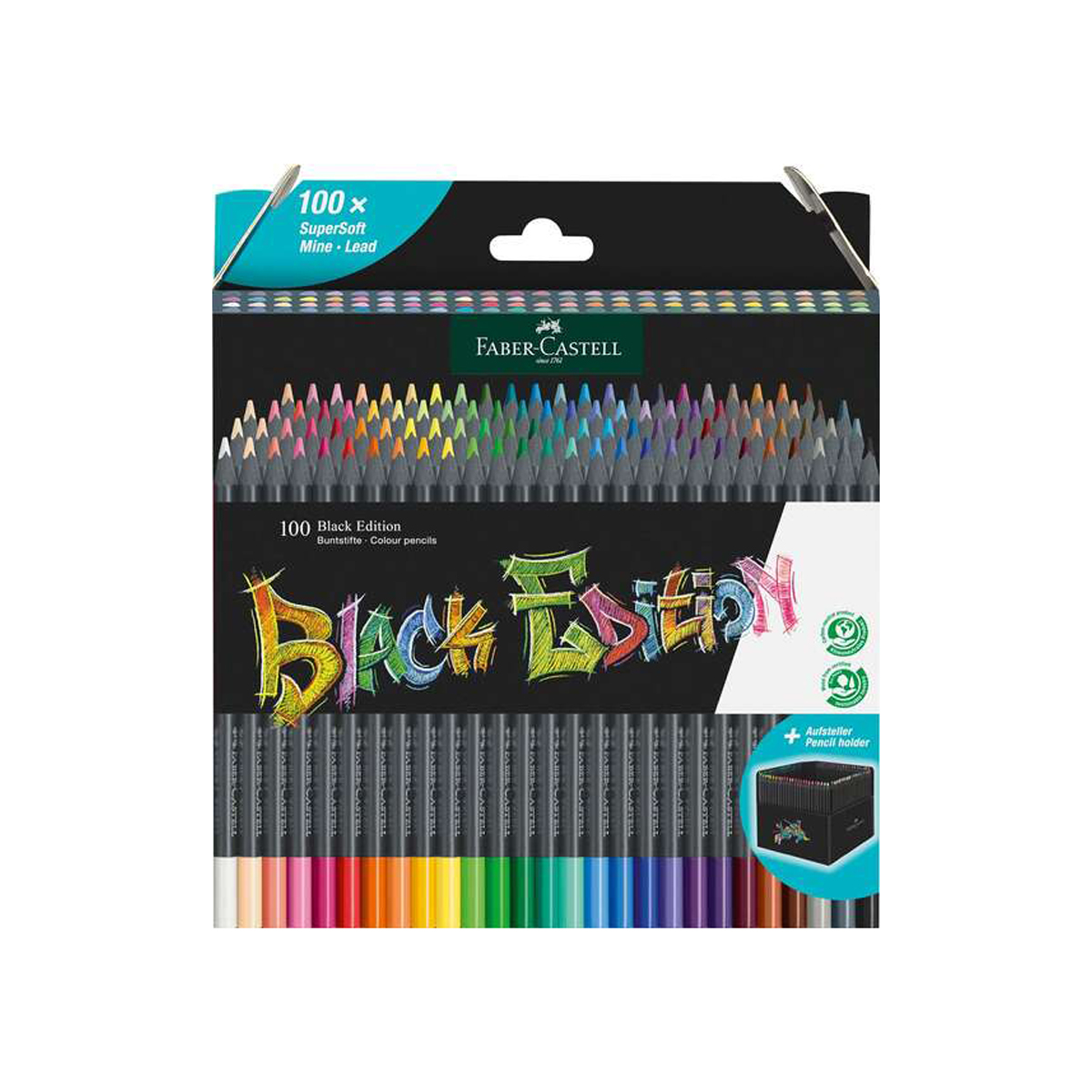 FABER BLACK LAPICES COLOR 100U