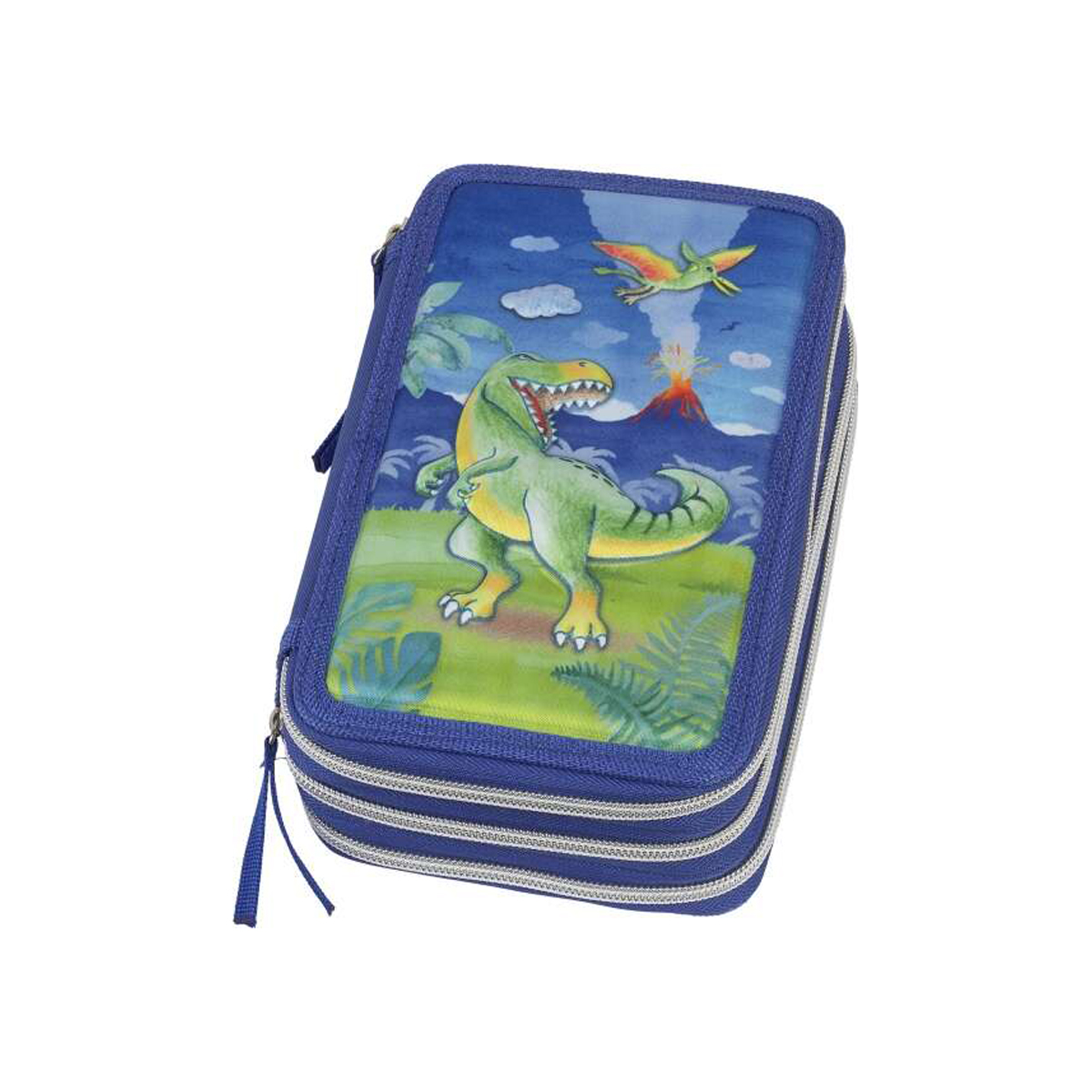FABER ESTUCHE 3 PISOS DINOSAUR