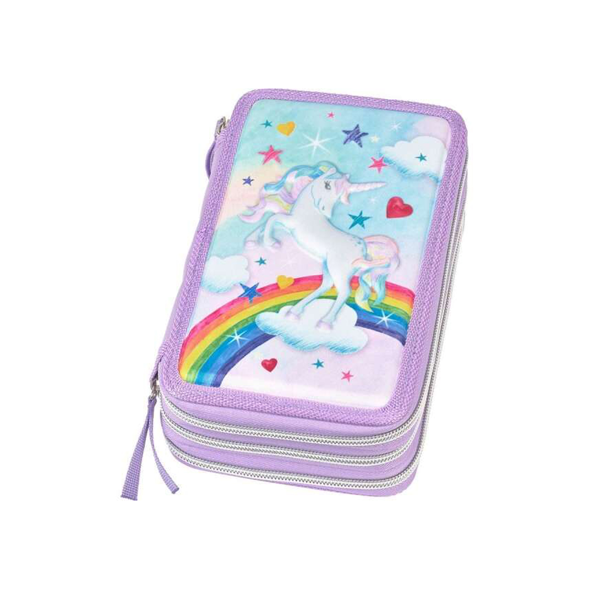 FABER ESTUCHE 3 PISOS UNICORNI