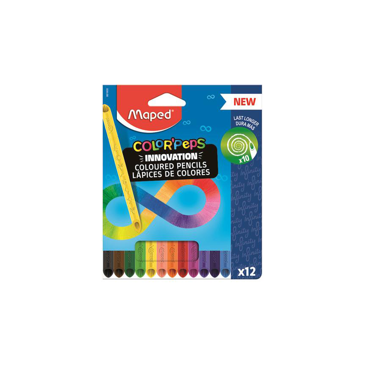 MAPED COLOR PEPS LAPICES 12U