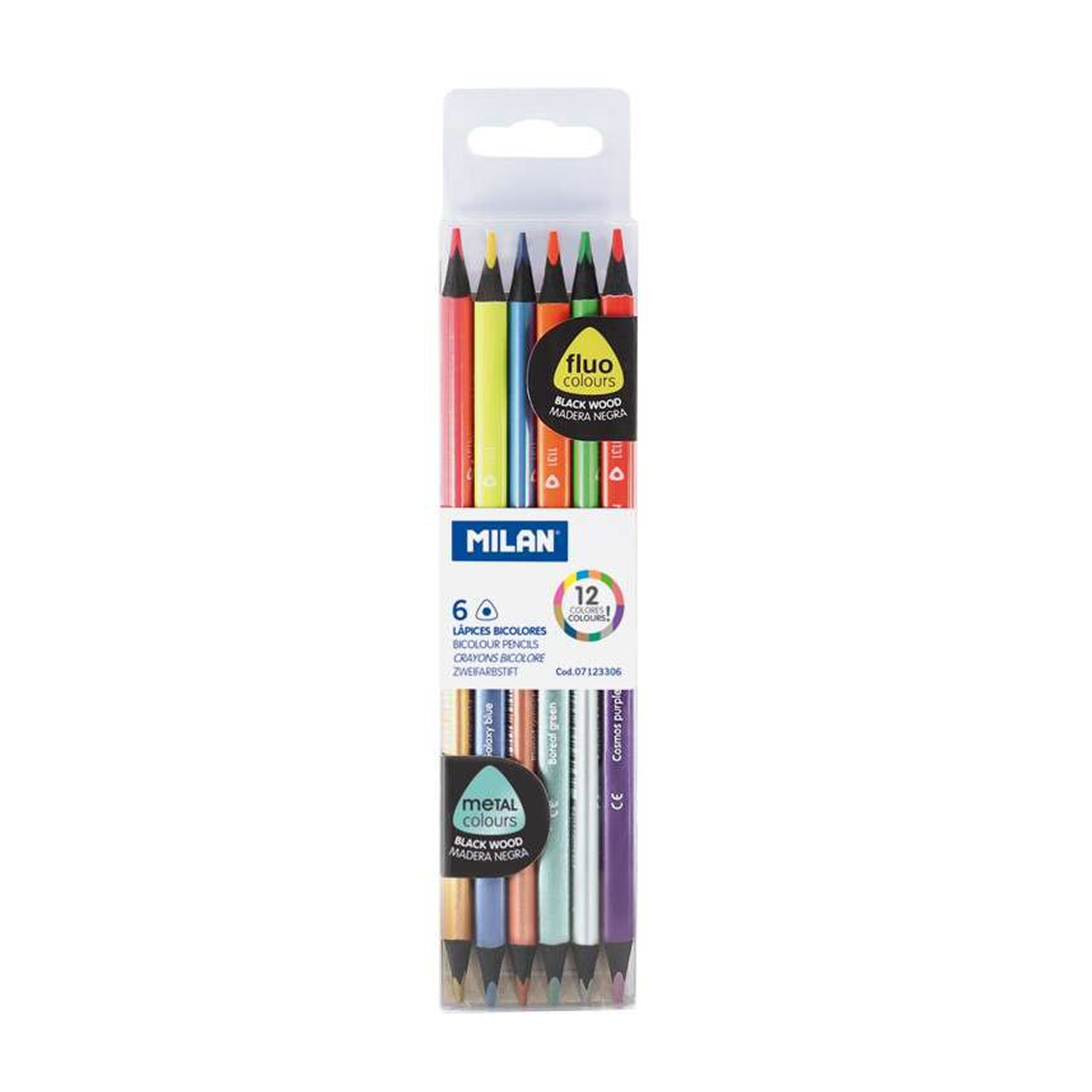 MILAN LAPICES BICOLOR 6U TRIAN