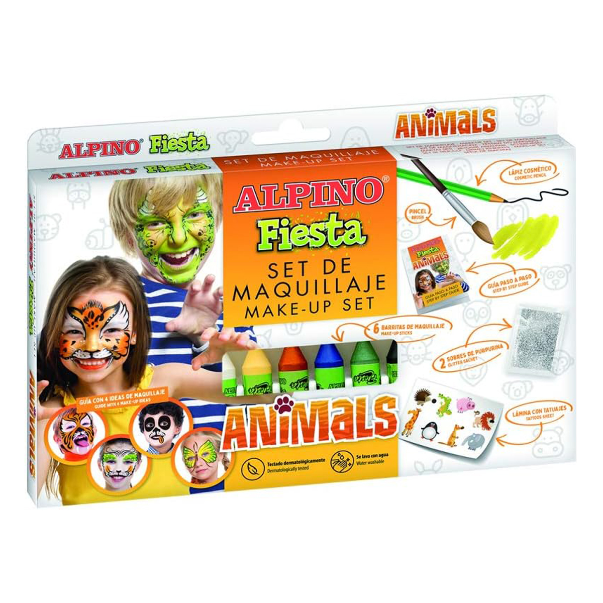 ALPINO SET MAQUILLAJE ANIMAL