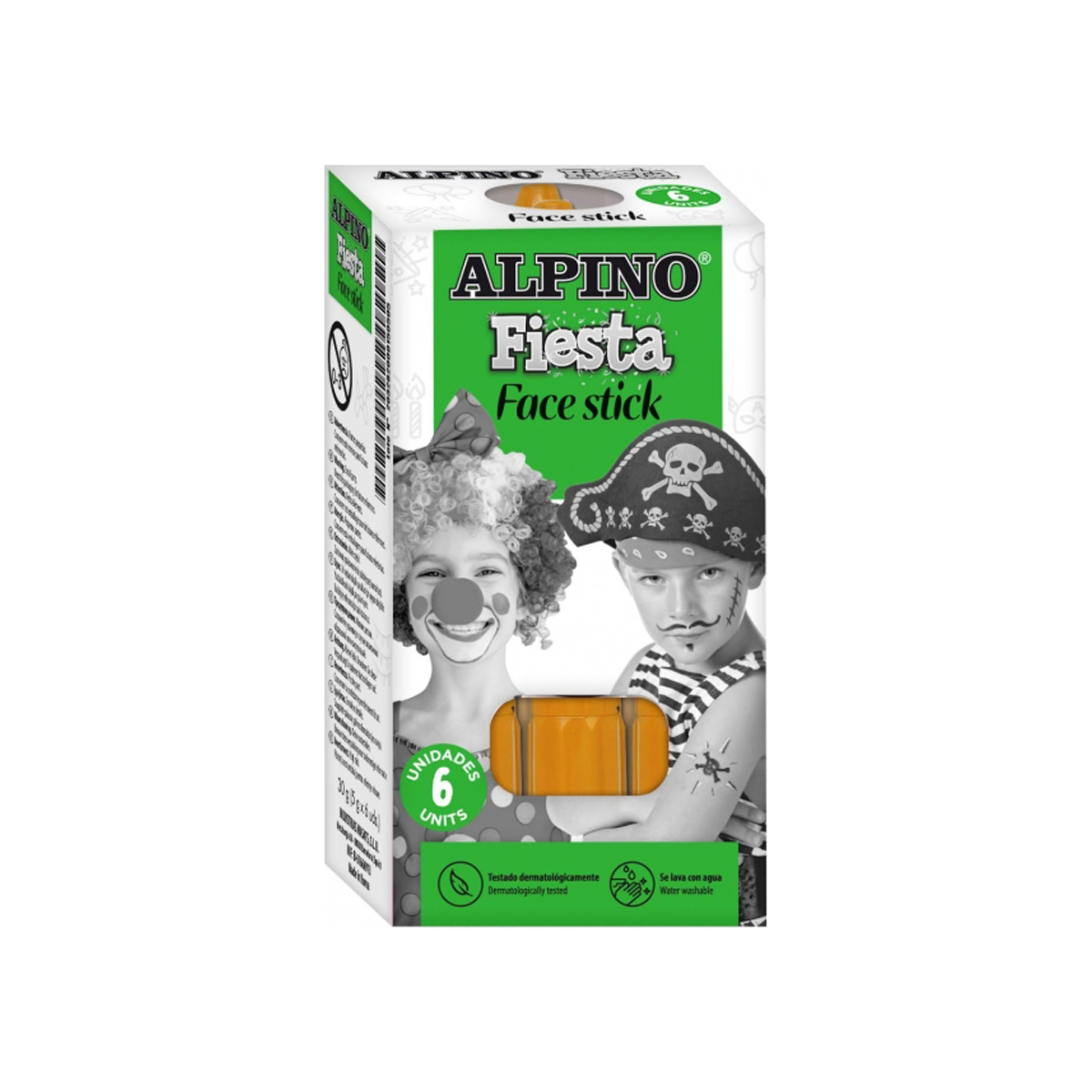 ALPINO PINTURA FACIAL 6U NARAN