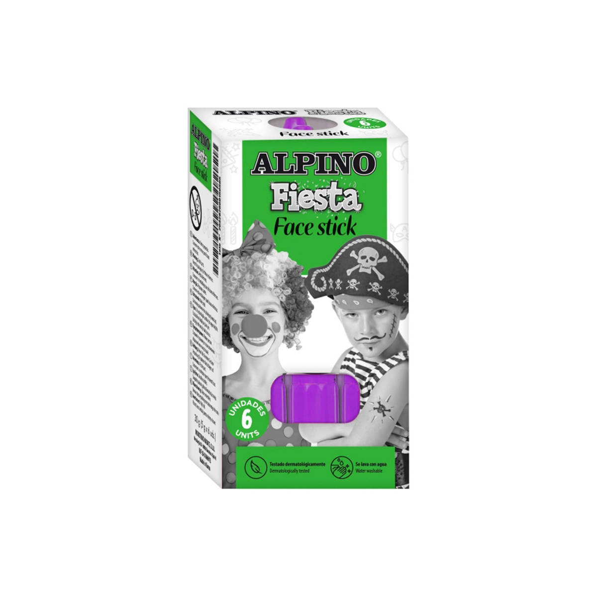 ALPINO PINTURA FACIAL 6U VIOLE