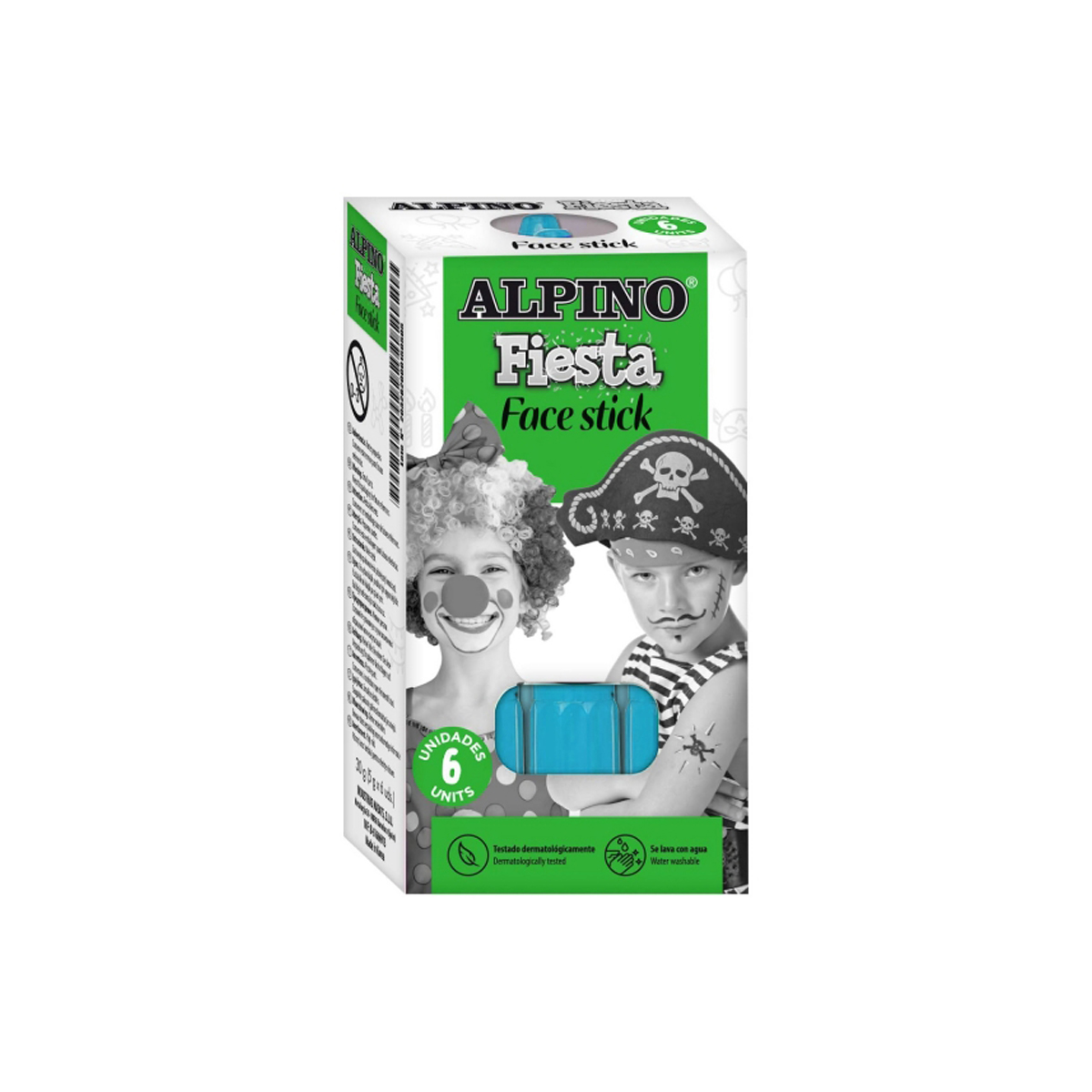 ALPINO PINTURA FACIAL 6U AZUL