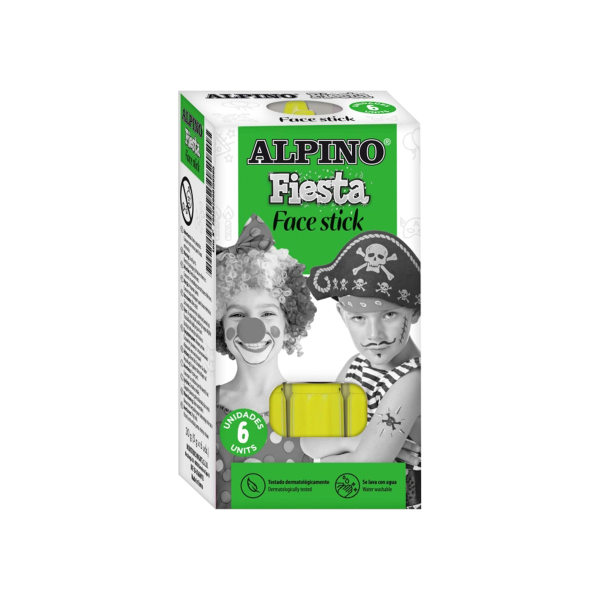 ALPINO PINTURA FACIAL 6U AMARI