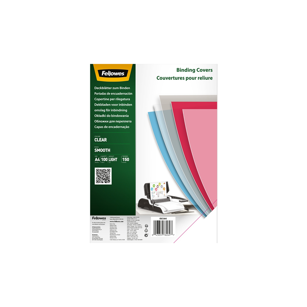 FELLOWES PORTADAS A4 150 MICRA