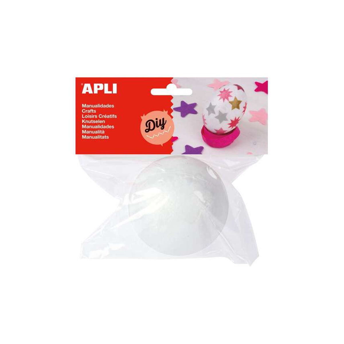 APLI BOLA DE POLIESTIRENO 80MM