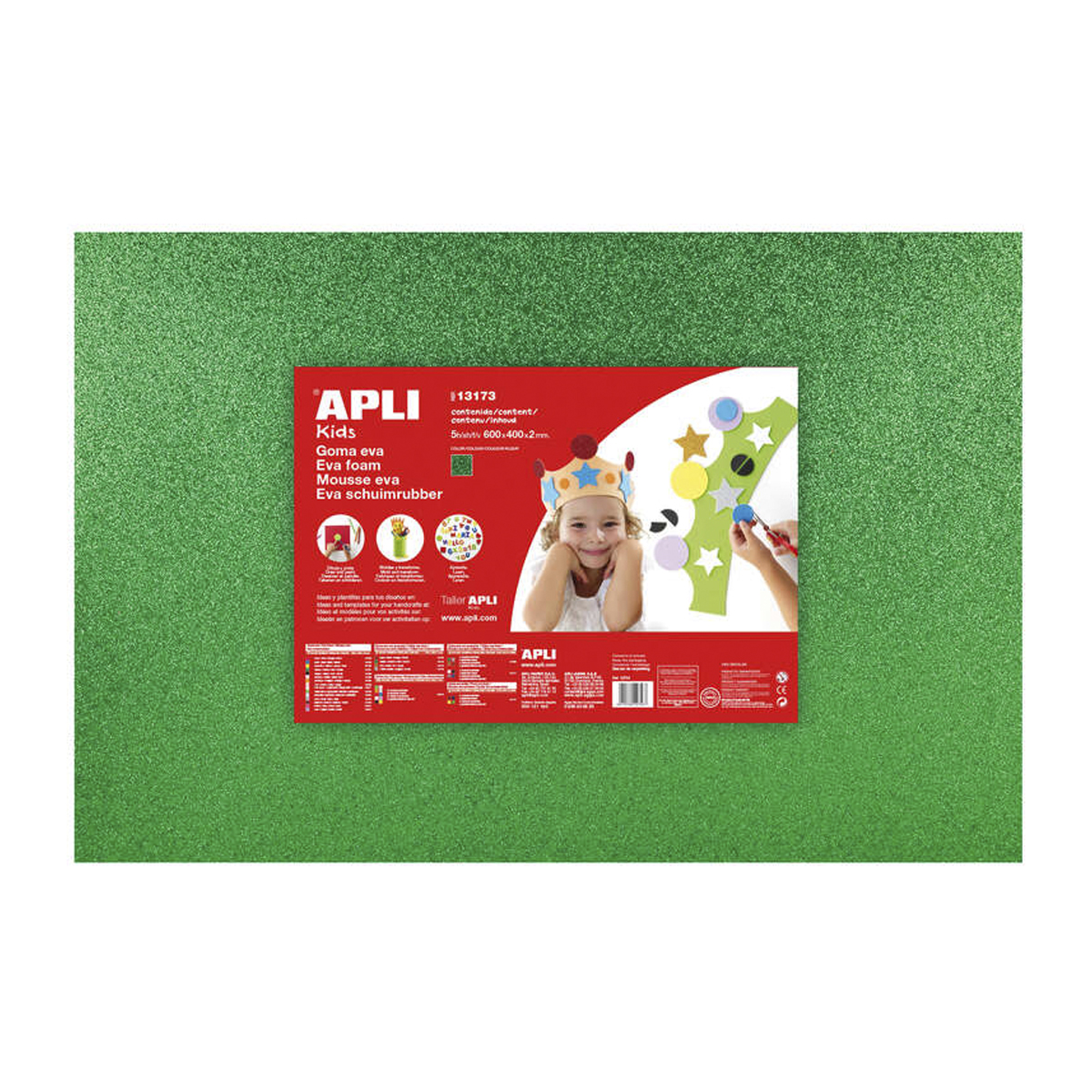 APLI GOMA EVA 600X400 PURPU 3H