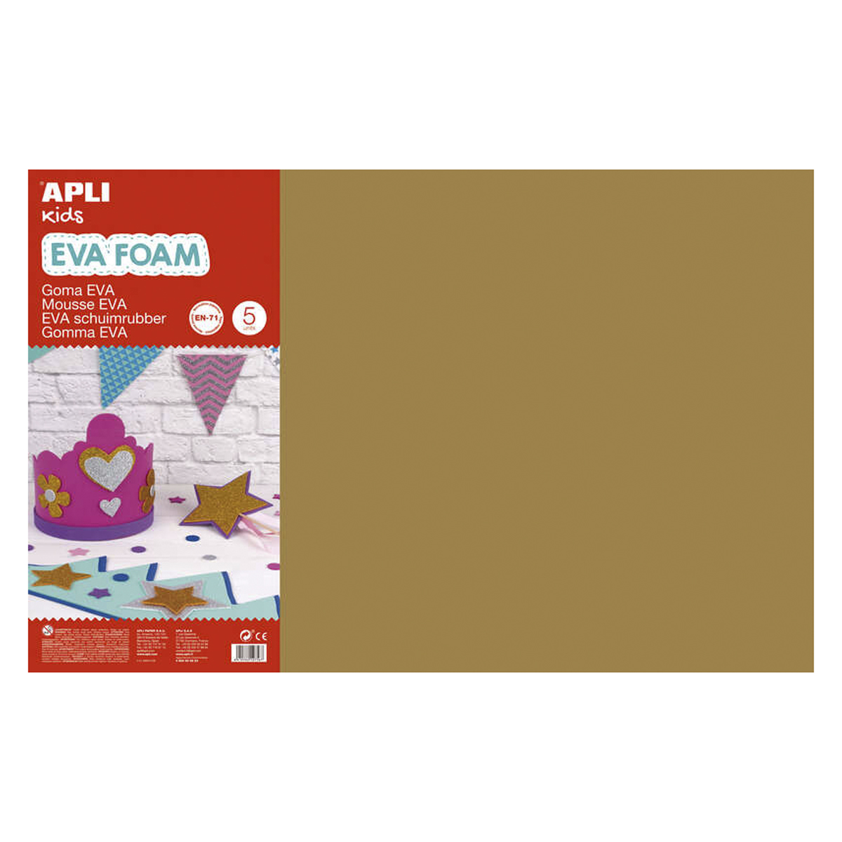 APLI GOMA EVA 600X400 MARRON 5
