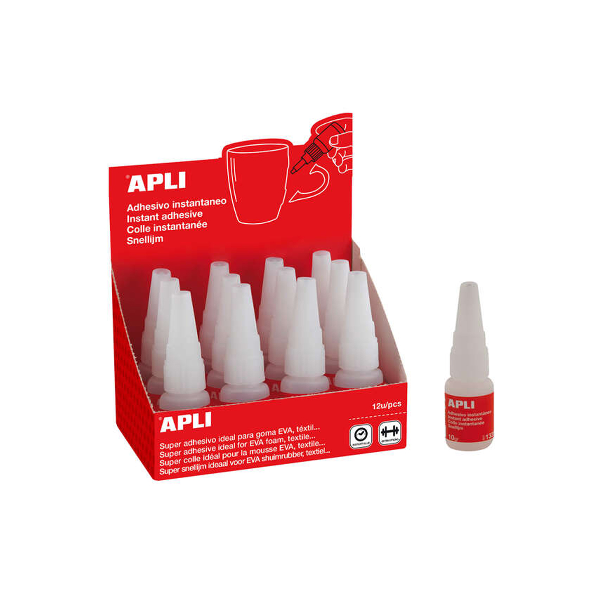 APLI ADHESIVO INSTANT 10GR 12U