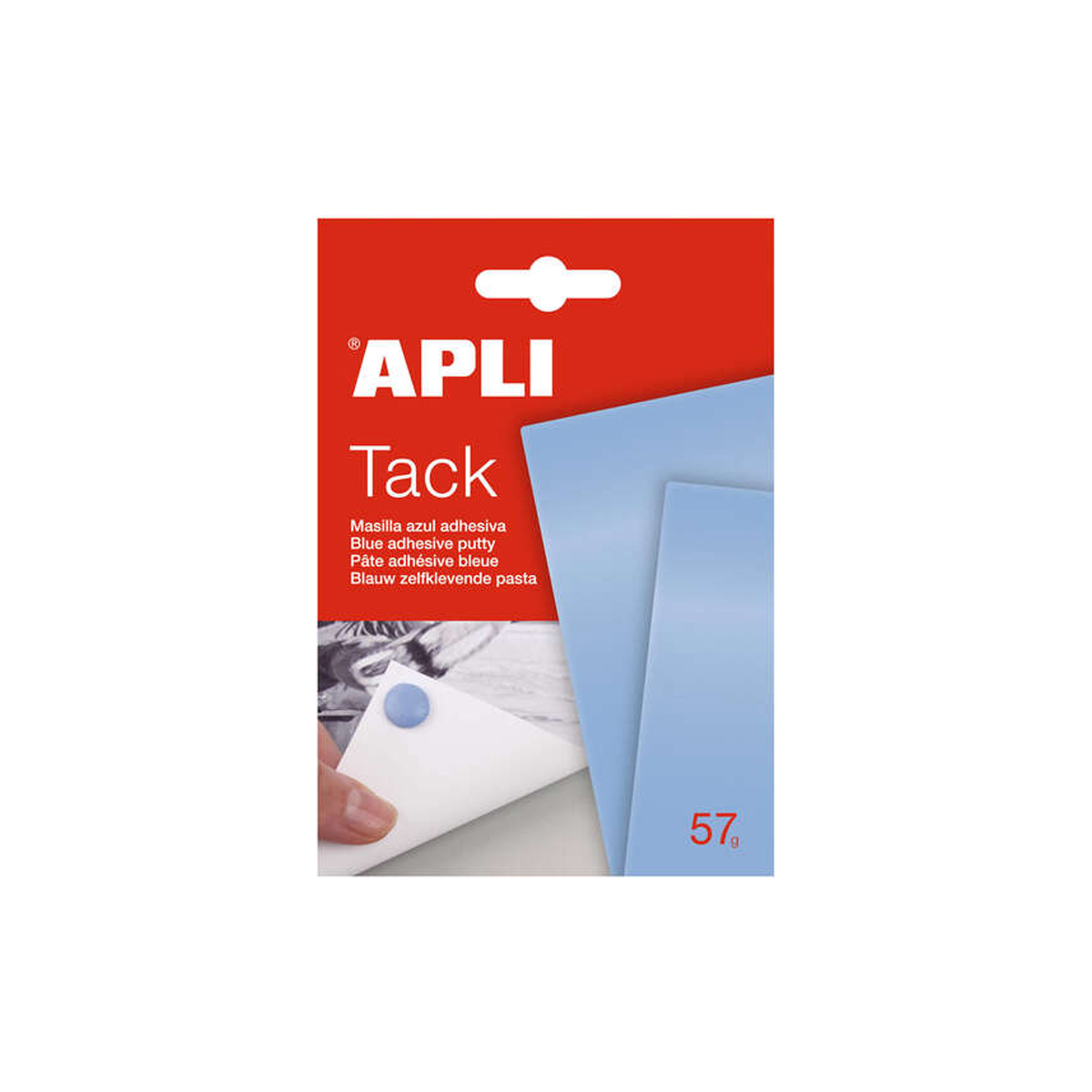 APLI TACK MASILLA AZUL 57G 12U