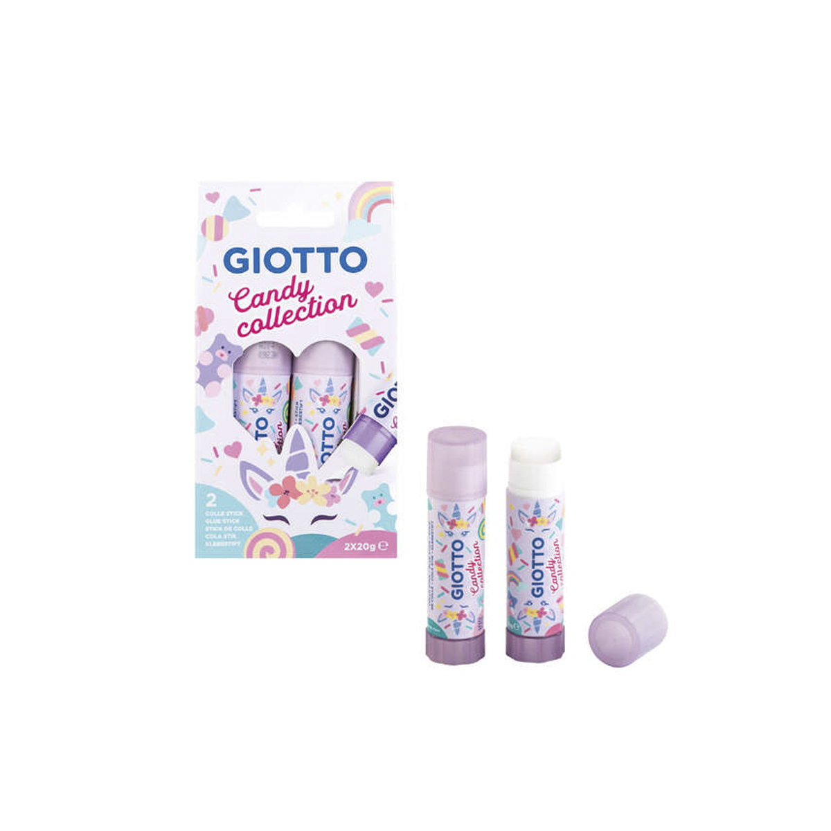 GIOTTO BARRA PEGAMENTO 20GR 2U