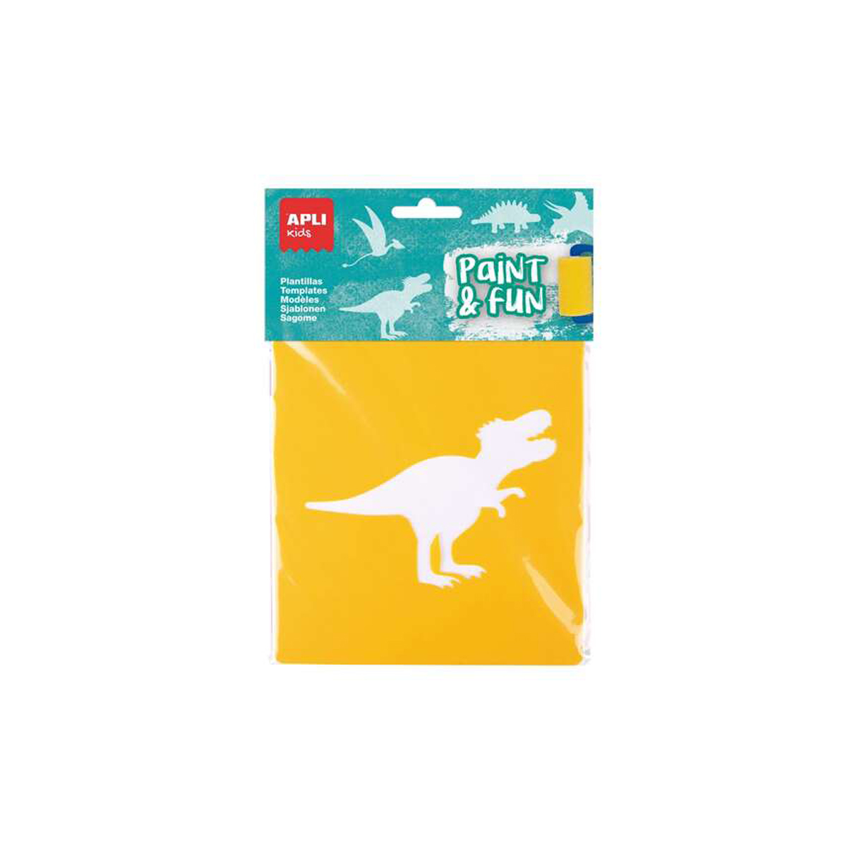 APLI PLANTILLA DINOSAURIOS 6U