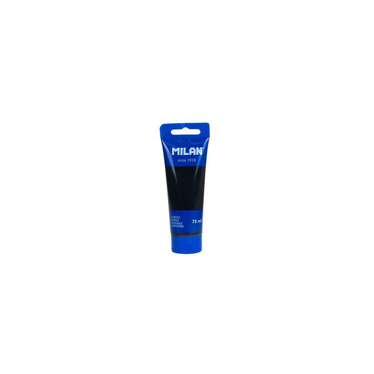 MILAN PINTURA 75ML NEGRO 6U