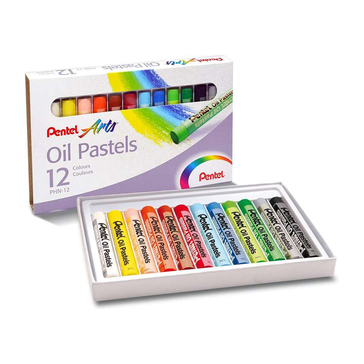 PENTEL PASTELES OLEO 12U