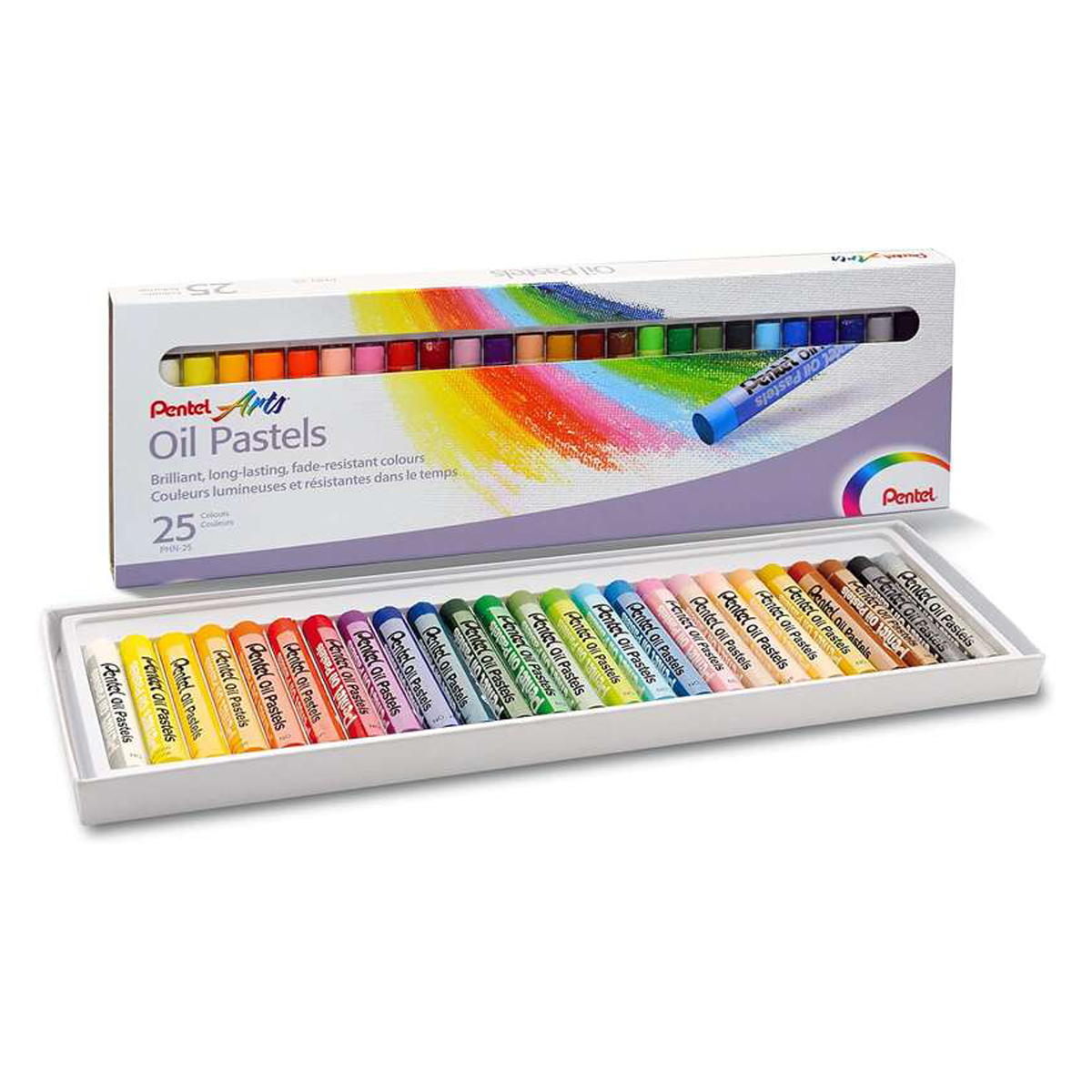 PENTEL PASTELES OLEO 25U