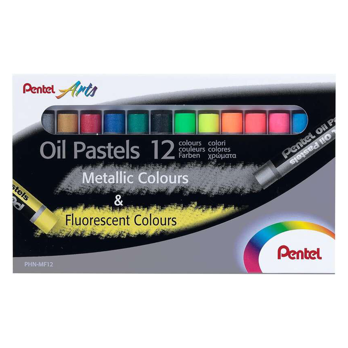 PENTEL PASTELES OLEO 12U FL ME
