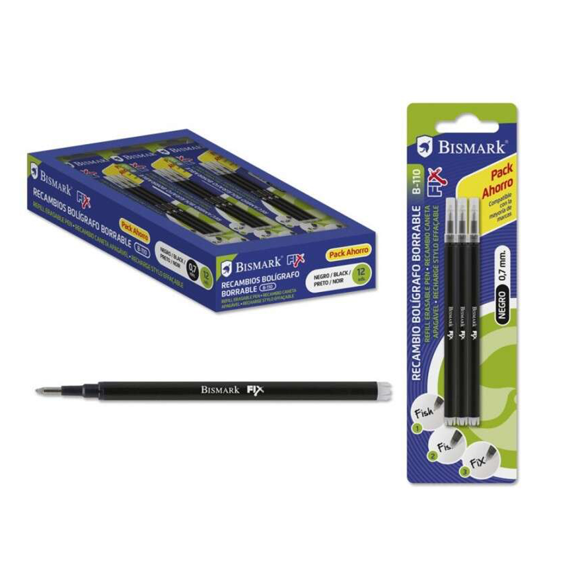 BISMARK RECAMBIO FIX NEGRO 3U