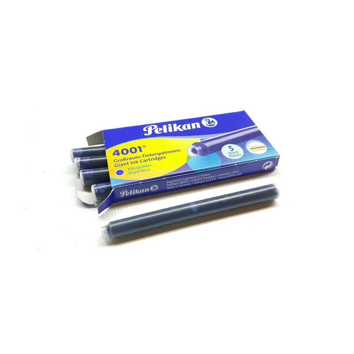 PELIKAN RECAMBIO PLUMA AZUL 5U
