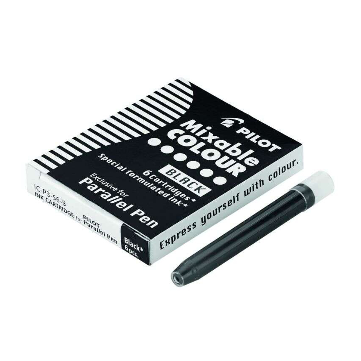 PILOT RECARGA PLUMA 1ML NEG 6U