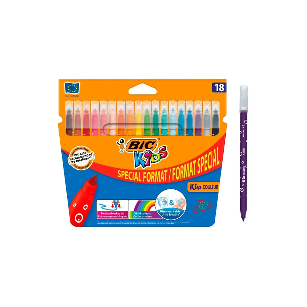 BIC KIDS COULEUR SURTIDO 18U