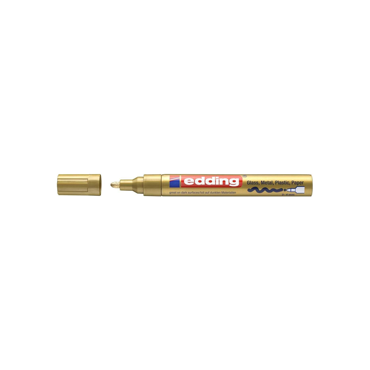 EDDING PERMANENTE 2-4 ORO 10U