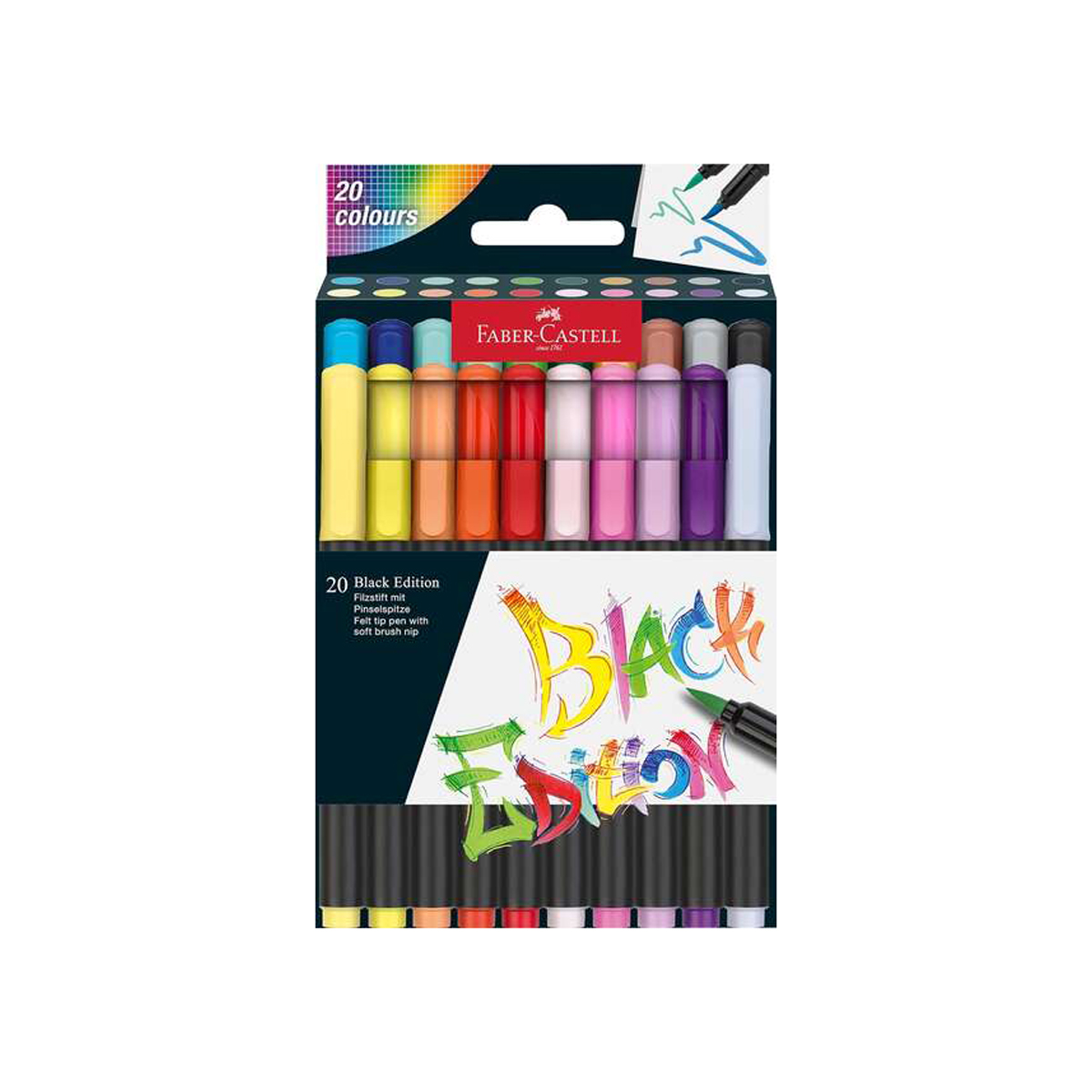 FABER PUNTA PINCEL COLORES 20U