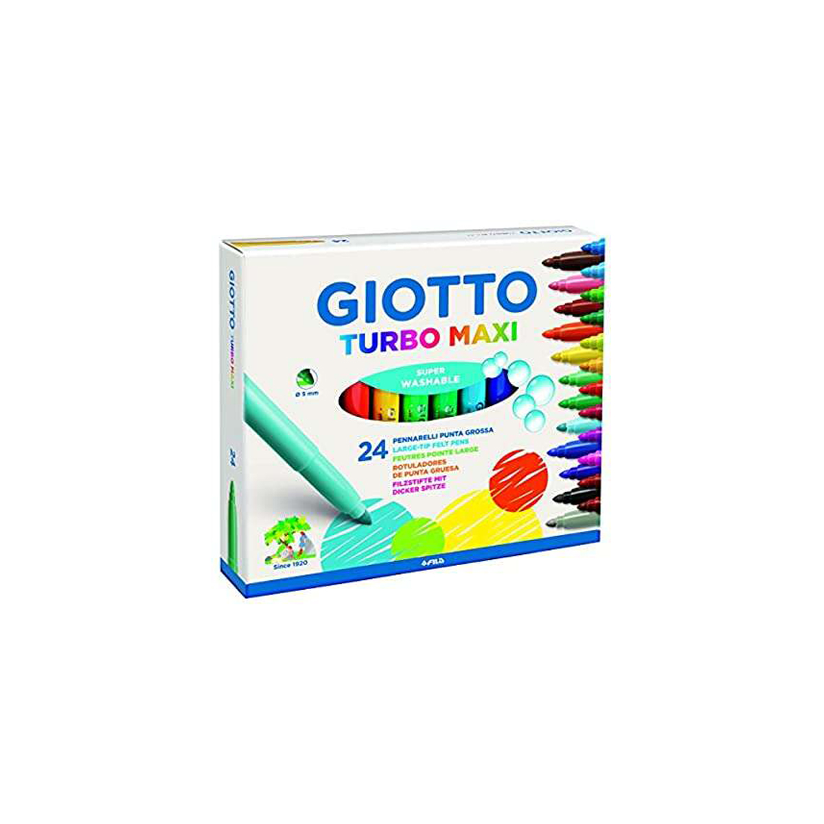 GIOTTO ROTU 5MM COLORES 24U