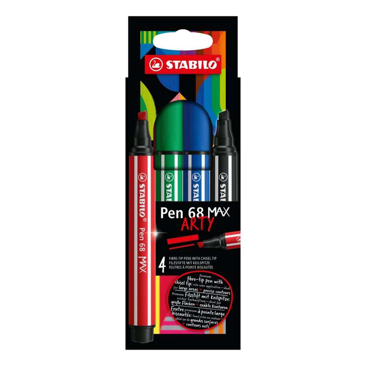 STABILO 68 ROTU 1-5MM SURT 4U