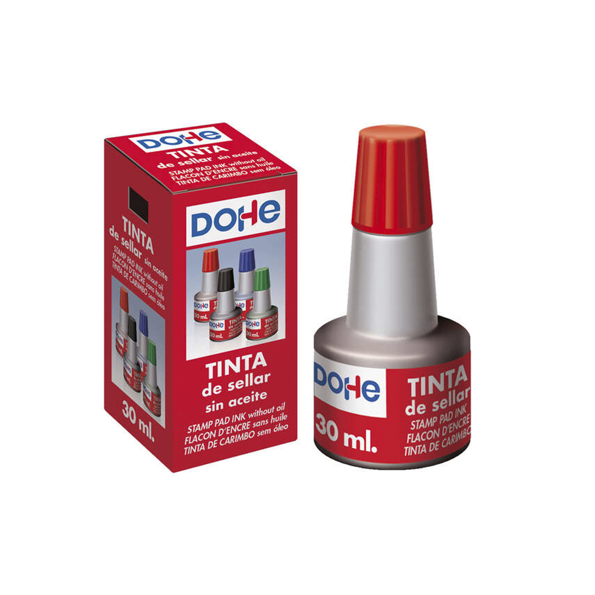 DOHE TINTA TAMPON 30ML ROJO