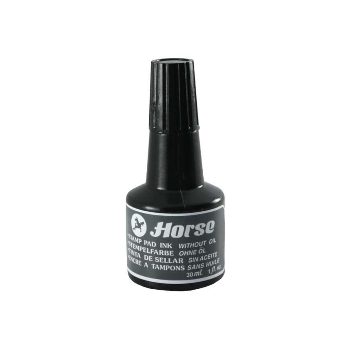 HORSE TINTA TAMPON 30ML NEGRO