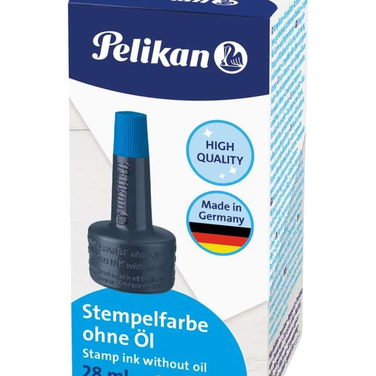 PELIKAN TINTA TAMPON 28ML AZUL