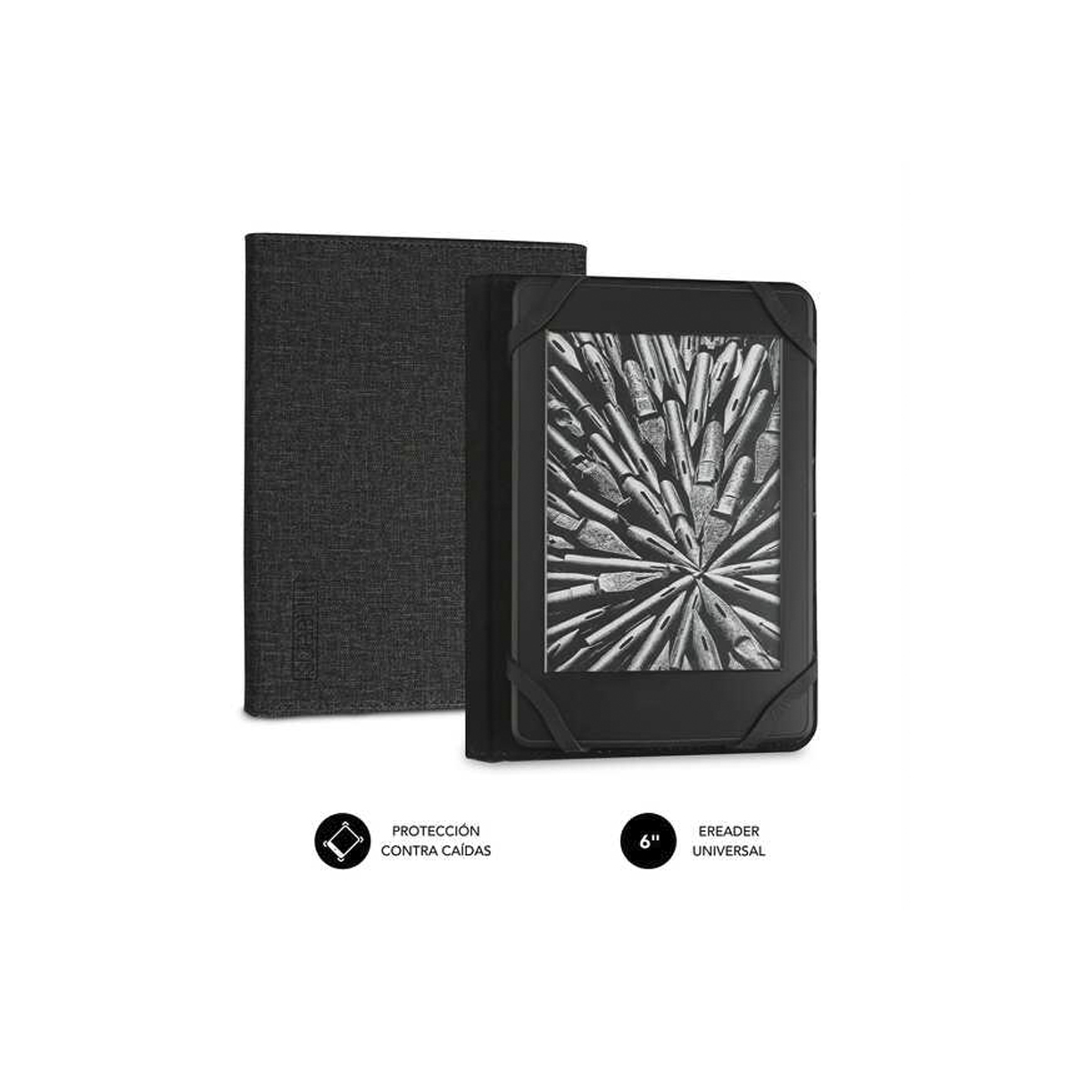 SUBBLIM FUNDA TABLET 6 NEGRO