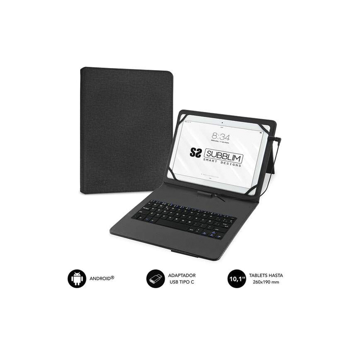 SUBBLIM FUNDA TECLADO UNIVERSA