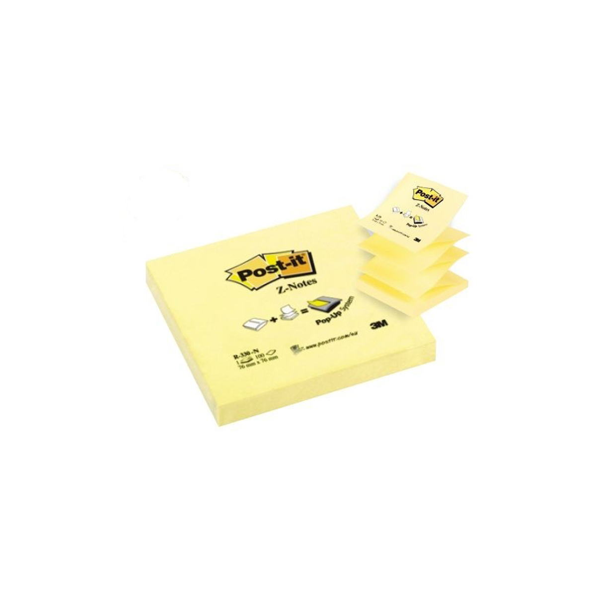 POST-IT NOTA ZIGZAG 76X76 100U