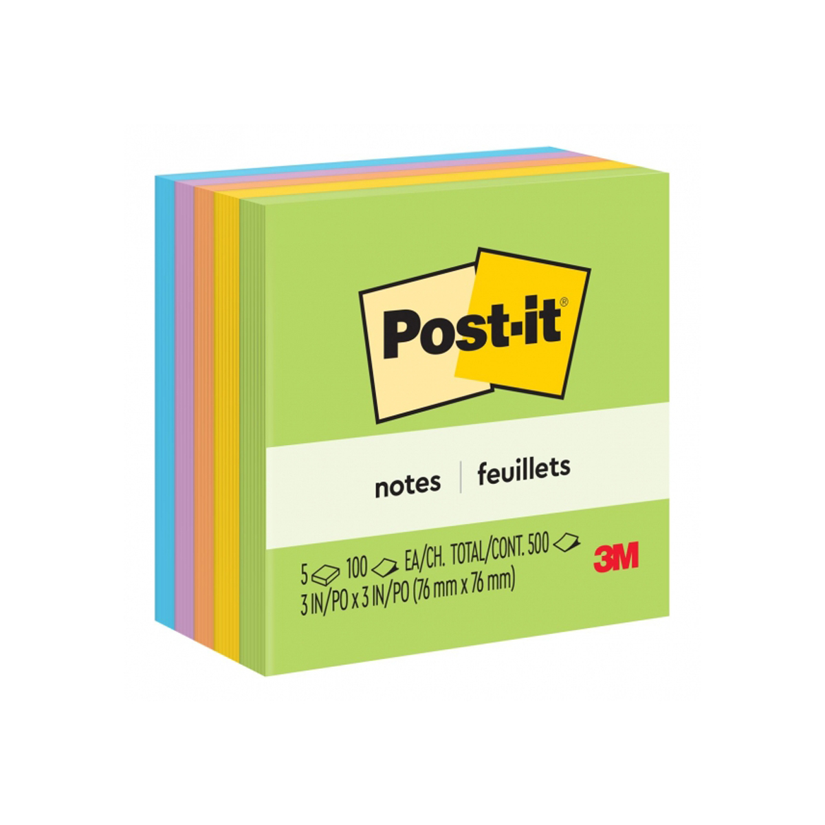 POST-IT BLOC NOTAS 76X76 500U