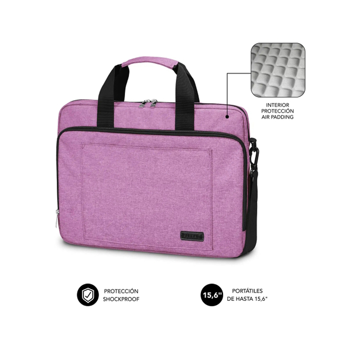 SUBBLIM MALETIN 15.6'' ROSA