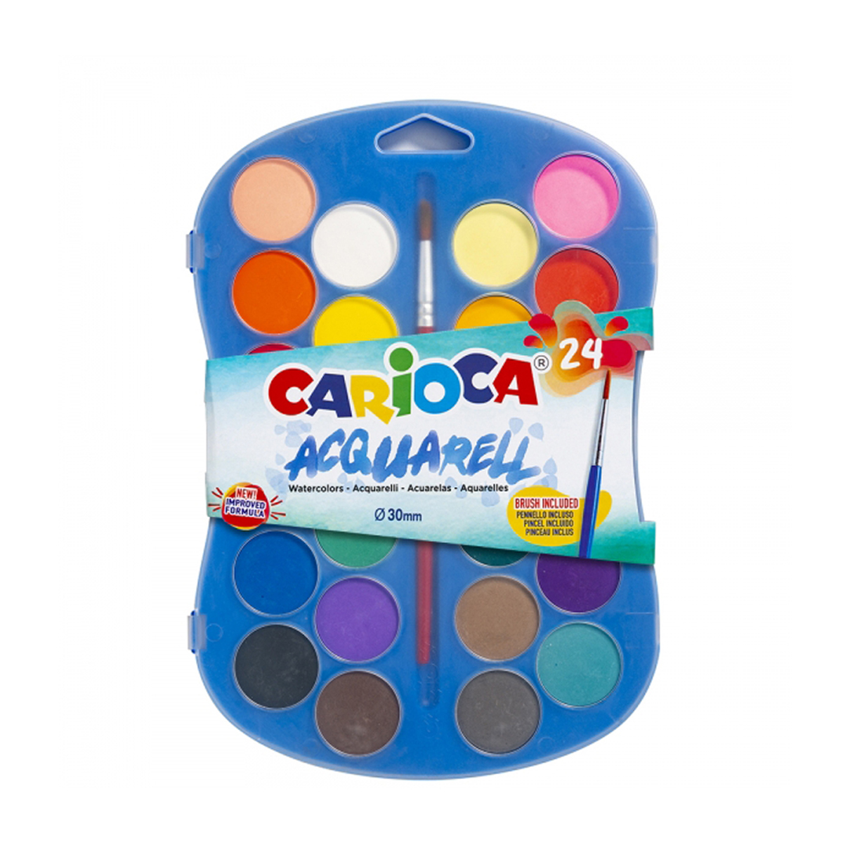 CARIOCA ACUARELAS 24U 30MM