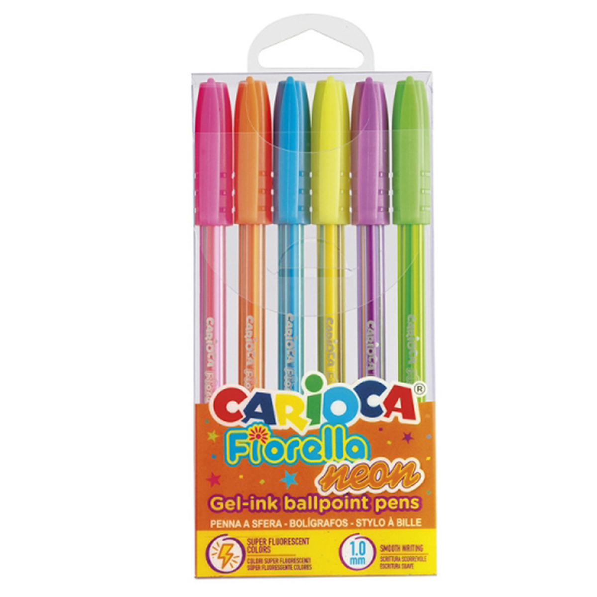 CARIOCA T. GEL 6U 1MM SURTIDOS