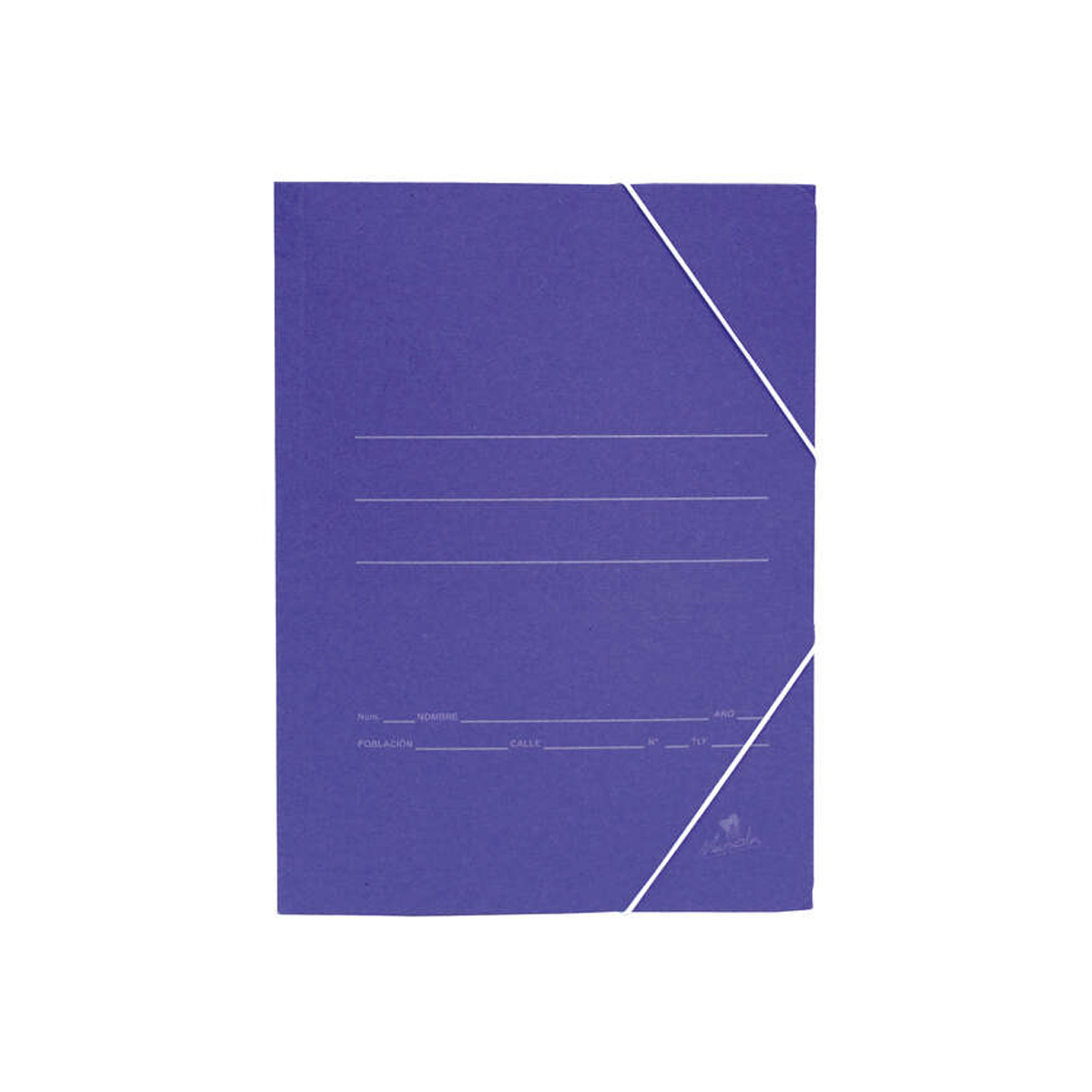 MARIOLA CARPETA CARTON AZU 20U