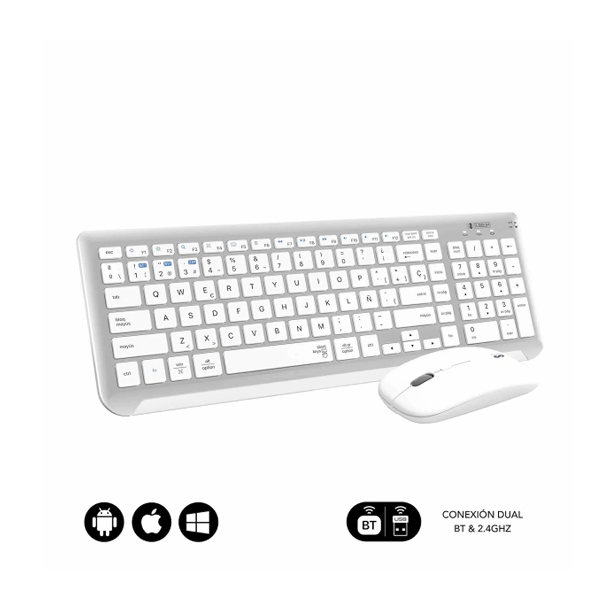 SUBBLIM TECLADO + RATON INALAM