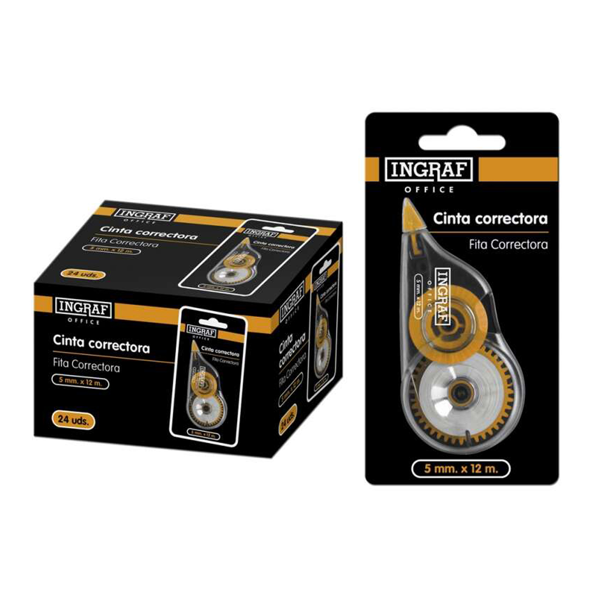 INGRAF CORRECTOR SECO 5MMX12M